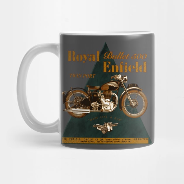 The Legendary Royal Enfield Bullet 500 Twin Port by MotorManiac by MotorManiac